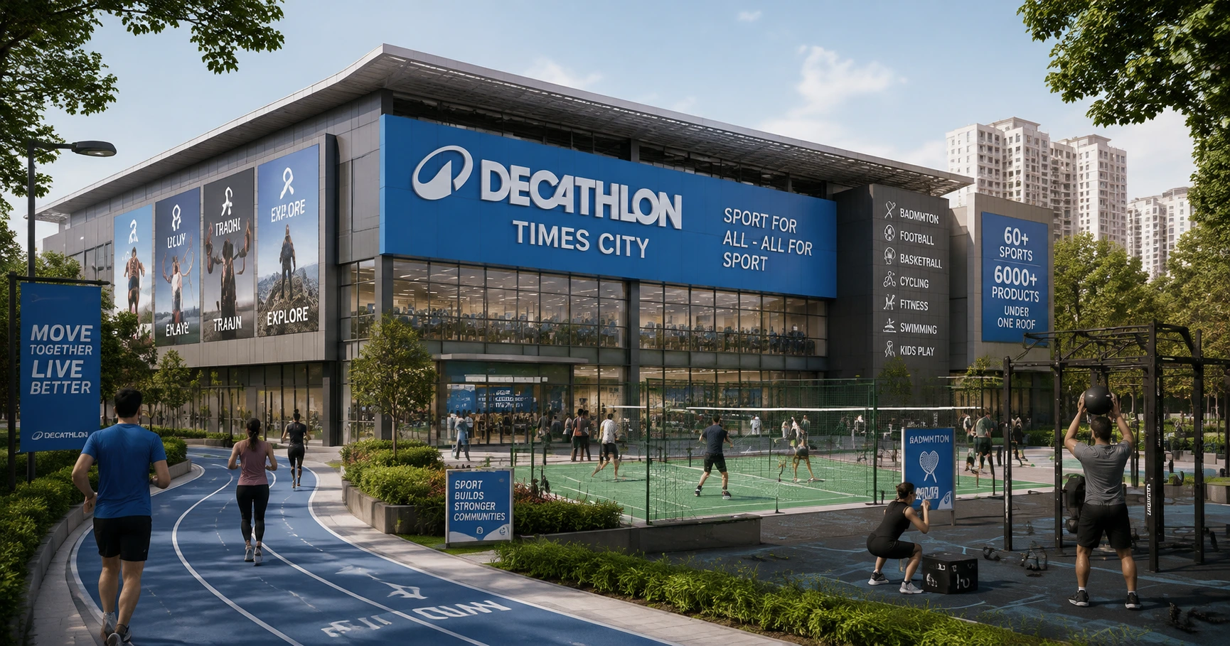 Khám phá Decathlon Times City: Trung tâm thể thao và mua sắm hàng đầu - image 2